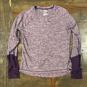 Girl’s Purple Long Sleeve Top
